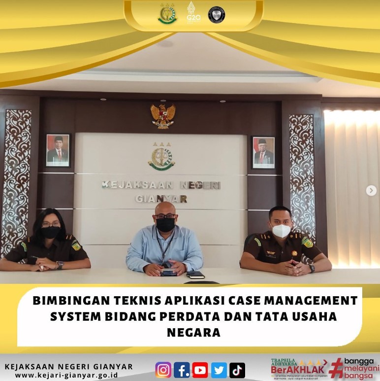 Bimbingan Teknis Aplikasi Case Management System Bidang Perdata dan Tata Usaha Negara